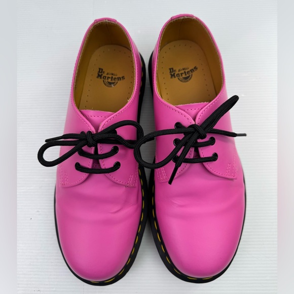 Dr Doc Martens Classic 1461 31009 Pink Oxford Shoes Unisex Women’s 8 Man 7 3-eye - Picture 6 of 16